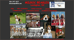 Desktop Screenshot of milrocbeagles.com